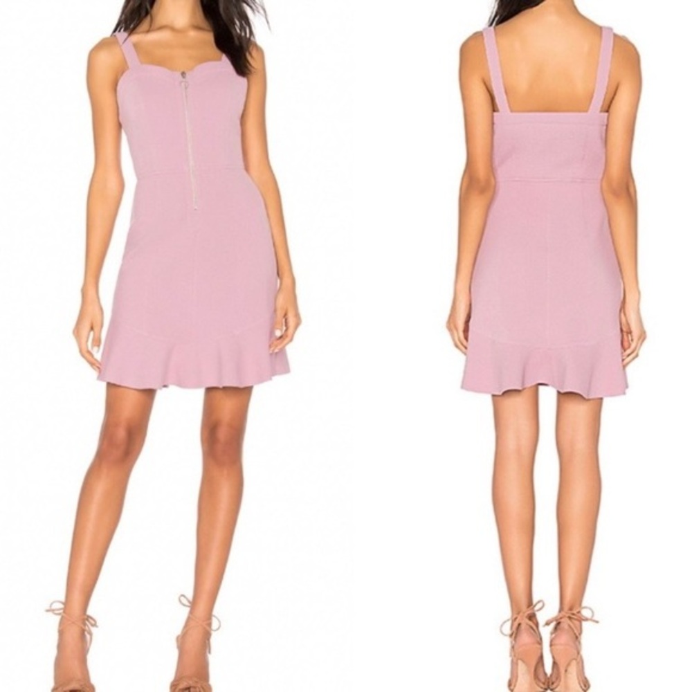 JOA Lilac Sleeveless Zip Front Dress Size M